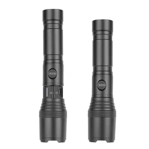 800lumens 18650 xhp50 5models 300m zoomable IPX4 out put type-c sturdier stuff outdoor tactical flashlight