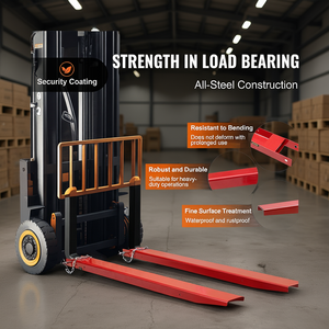 Estensioni per Forche da Pallet 72 Pollici x 4,5 Pollici di Larghezza in Acciaio al Carbonio Resistente per Uso Edile - Product Image 2