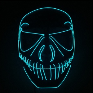 2019 <span class=keywords><strong>Europe</strong></span> Populaire Cosplay Musique Naseux Parti Néon Éclairer Acheter Masque D'halloween - Product Image 1