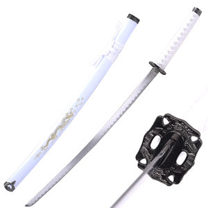 Spada Giapponese Artigianale Ming Hu per Cosplay Ninja, Coltello Lungo Bianco, Arma in Metallo, Vendita Calda - Product Image 1