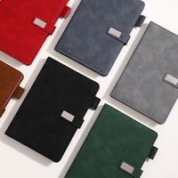 Agenda de Negocios A5 en Oferta, Diario, Cuadernos Resistentes y Gruesos, Cuaderno de Cuero PU Impermeable con Cierre Magnético