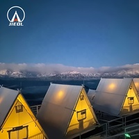 Nuevo diseño Glamping Tent Outdoor Triangle Canvas Resort