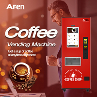 Distributeur automatique de café instantané AFEN avec accepteur de pièces, machines distributrices de café