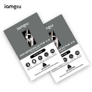 Custom <span class=keywords><strong>dimensioni</strong></span> alta trasparente UV ad alta definizione 0.18mm proteggi schermo con Kit di pulizia dello schermo - Product Image 5