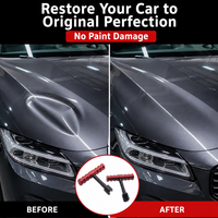 Kit d'outils de réparation de bosses sans peinture PDR, marteau coulissant en T, extracteur de bosses de carrosserie avec languettes adhésives pour l'entretien automobile