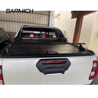 Couverture de benne rétractable manuelle durable en aluminium, étanche et antivol, compatible avec Toyota Hilux Revo Vigo Pickup