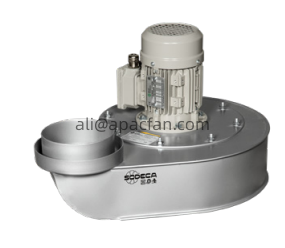 Ventiladores para Hornos SDECB/M, Ventiladores Centrífugos para Extraer Aire a hasta 80 Grados en Hornos de Panadería y Procesamiento. Salida de aire vertical - Product Image 2