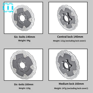 Rotor de <span class=keywords><strong>frein</strong></span> <span class=keywords><strong>à</strong></span> disque Centerlock SeeMore, rotors Center Lock 140/160 mm, freins de <span class=keywords><strong>vélo</strong></span> en carbone pour BMX, VTT, <span class=keywords><strong>vélo</strong></span> de route - Product Image 2