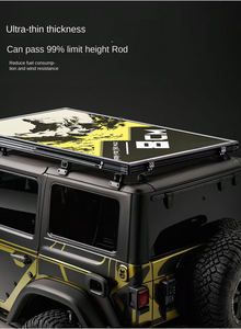 カスタム2人用アルミ製ルーフトップテント、UV印刷シェル、軽量、四季対応、クイック自動開閉、ハイエンドオーバーランディング向け - Product Image 4