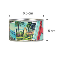 Cadeau de retour pour enfants, tirelire en métal portable, boîte à monnaie vide, logo personnalisé, ensemble cadeau promotionnel