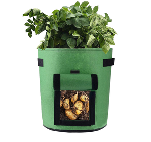 <span class=keywords><strong>Sac</strong></span> de culture <span class=keywords><strong>en</strong></span> <span class=keywords><strong>jute</strong></span> respirant et biodégradable pour légumes et pommes de terre, 15 gallons, <span class=keywords><strong>en</strong></span> tissu non tissé - Product Image 1