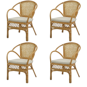 Fauteuil Corona Fauteuil en rotin élégant fabriqué à la main pour meubles d'extérieur Chaise de loisirs Durable pour ensemble de jardin Relaxation - Product Image 4