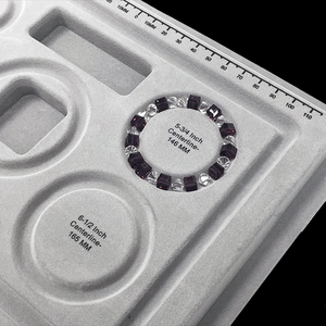 Bandeja de Plástico PS/PET Negra/Gris para Diseño de Joyería Personalizada, Tabla de Diseño de Abalorios, Collar, Pulsera, Anillo, Pendientes, Cuentas - Product Image 2