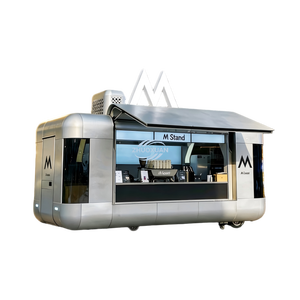 Full Kitchen Equipped Graffiti Food Truck Support Customization Outdoor Street Ice Cream Fast Food Mobile Cart - Product Image 1