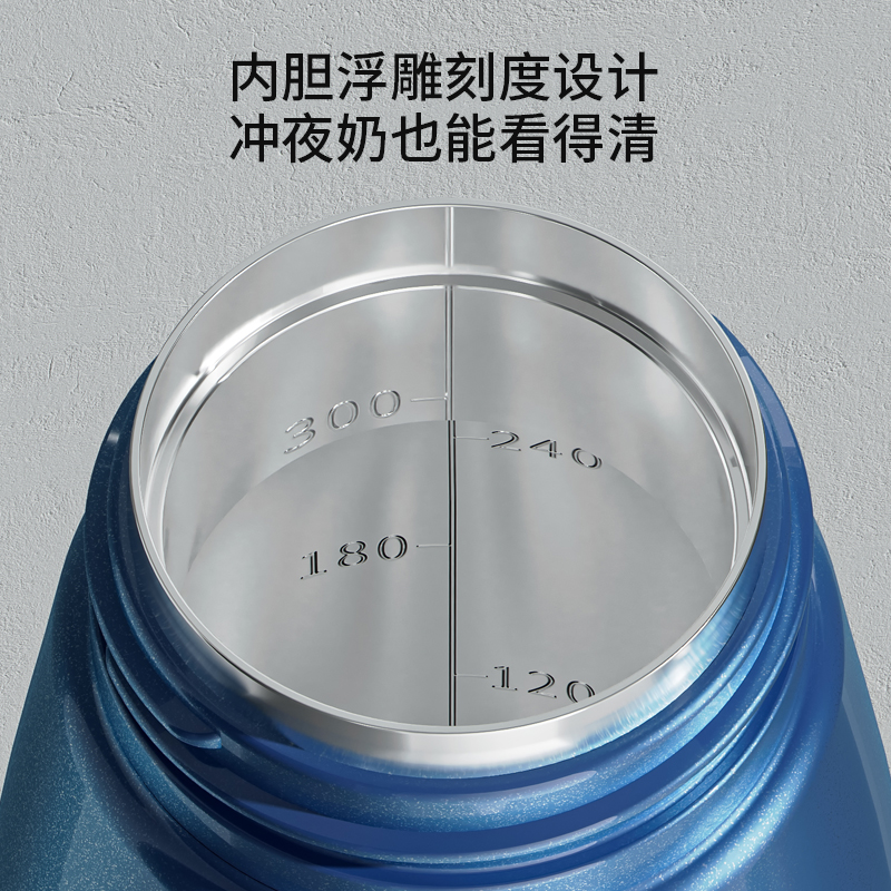 stainless steel baby milk bottle