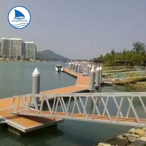 Nuevo muelle <span class=keywords><strong>flotante</strong></span> con plataforma de aluminio y cubierta de aleación de aluminio para marina. - Product Image 6