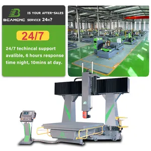 Jinan Automatische 5 Assige Cnc Hout Aluminium Schuim Frezen Router Machine Fabriek Prijs Voor Koop Bcamcnc