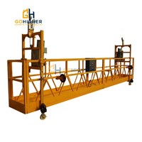 Plateforme suspendue temporaire pour travaux en hauteur, échafaudage suspendu, construction, Hebei Zlp630, plateforme suspendue à corde pour travaux en hauteur