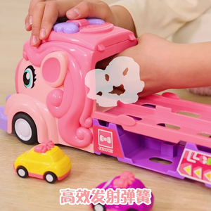 Nuevo superventas juguetes de Navidad niñas princesa unicornio fricción <span class=keywords><strong>juguete</strong></span> vehículo plegable transformación ranura coche <span class=keywords><strong>juguete</strong></span> para niños - Product Image 3