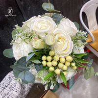 Fleurs artificielles tropicales faites à la main, centre de table floral pour mariage, boule de roses artificielles colorées de 55 cm pour la décoration de table de festival