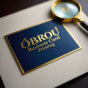 OBROU Luxury Custom <strong>Printed</strong> A5 Business <strong>Cards</strong> Holographic Design Cardboard Kraft Paper Art Logo Wholesale Die Cut Business <strong>Cards</strong> - Product Image 6