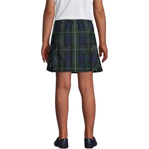 Falda pantalón a cuadros para niñas FOXA, uniforme escolar por encima de la rodilla, con pliegues laterales, tela tejida - Product Image 2