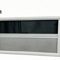 Fenêtre à charnière supérieure pour camping-car/caravane BOLUDE YA-WT-09, cadre étroit, double vitrage acrylique, certifiée E-Mark et DOT, OEM ODM