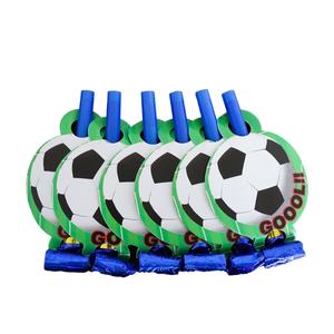 Décoration sur le thème du football avec impression personnalisée en gros Garçons Enfants Fête d'anniversaire Vaisselle jetable Assiettes et gobelets en papier pour la nourriture - Product Image 2