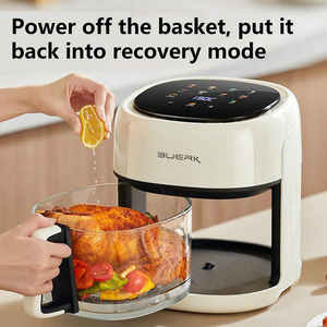 Nồi chiên không khí QF-305B-1 nhỏ 4.5L Nồi chiên điện công suất lớn hộ gia đình tinh tế Kính trực quan Nồi chiên không khí - Product Image 2