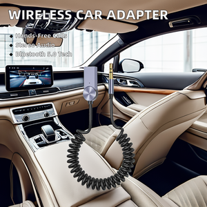 Receptor de coche universal clásico al por mayor Material de PC 5,0 para adaptador de Audio manos libres estéreo <span class=keywords><strong>Bluetooth</strong></span> USB para carga de coches antiguos - Product Image 2