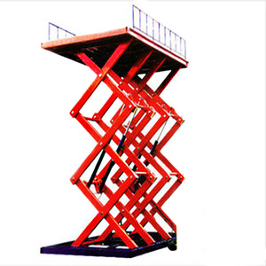 Gunting <span class=keywords><strong>Lift</strong></span> kargo Platform hidrolik tetap, alat tulis di bawah 6 meter untuk truk terpasang/lantai - Product Image 1