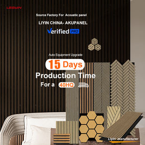 Panneaux décoratifs acoustiques modernes en bois pour studio de musique et <span class=keywords><strong>restaurant</strong></span> Solution de conception graphique pour décoration murale - Product Image 5