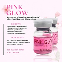 Sérum Visage Personnalisé PDRN Pink Glass Glow au Collagène et Acide Hyaluronique – Ampoule Hydratante et Raffermissante en Flacons