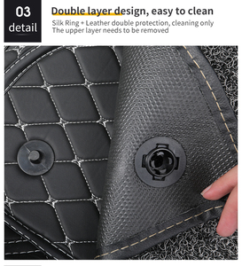 Vente directe d'usine 7D tapis de sol de tapis de voiture en cuir parfait étanche pour <span class=keywords><strong>RANGE</strong></span> <span class=keywords><strong>ROVER</strong></span> <span class=keywords><strong>2013</strong></span> - Product Image 6