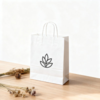 Sacs en papier d'emballage pour cadeaux de luxe personnalisés et recyclables pour les petites entreprises, impression de votre propre logo