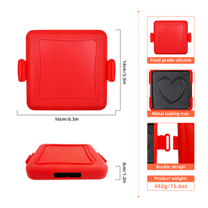 Plaque de cuisson en forme de cœur au pour micro-ondes - Product Image 3