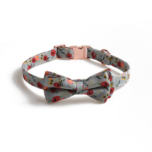 <span class=keywords><strong>Collar</strong></span> ajustable para perros y gatos con lazo floral <span class=keywords><strong>Collar</strong></span> para mascotas con botones metálicos de oro rosa personalizado Correas y arneses Categoría de producto - Product Image 4