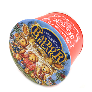Confezione di biscotti tondi in Europa stampati su misura confezione di cioccolato dolci regalo cibo in <span class=keywords><strong>metallo</strong></span> contenitore con buona funzione di sigillatura - Product Image 2