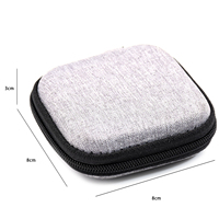Étui de rangement multi-usages en EVA rigide pour écouteurs, iPod Shuffle, câble de charge, écouteurs, cartes mémoire, clé USB