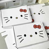 Boîtes en carton rigide réutilisables à thème animalier avec revêtement UV, pelliculage brillant, gaufrage, emballage écologique personnalisable pour Pâques