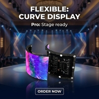 Module d'écran flexible LED extérieur P2 P2.5, écran LED flexible, module souple, panneau LED