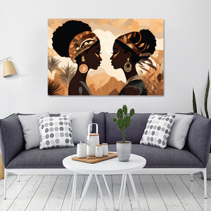 Mode Africain Mur Art DIY Main <span class=keywords><strong>Peinture</strong></span> À L'huile Adulte Décor À La Maison Noir Femmes <span class=keywords><strong>Peinture</strong></span> <span class=keywords><strong>Peinture</strong></span> À L'huile <span class=keywords><strong>Par</strong></span> <span class=keywords><strong>Numéro</strong></span> - Product Image 2
