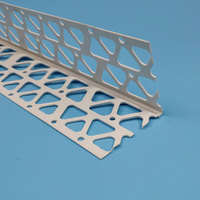 Profilé d'angle en PVC résistant aux UV pour extérieur, pour coins de stuc durables, protection murale en profilé d'aluminium