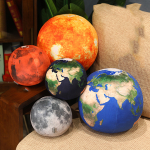 Juguete de Peluche 3D de la Luna con Marte <span class=keywords><strong>y</strong></span> <span class=keywords><strong>el</strong></span> <span class=keywords><strong>Sol</strong></span> en órbita, Juguete de Peluche para Actividades de Astronomía <span class=keywords><strong>y</strong></span> Geografía, Venta al por Mayor - Product Image 1