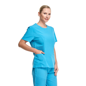 Uniformes de trajes de hospital con Top y pantalones de fregado 100% tela de algodón ropa cómoda y adecuada para usar como enfermera - Product Image 2