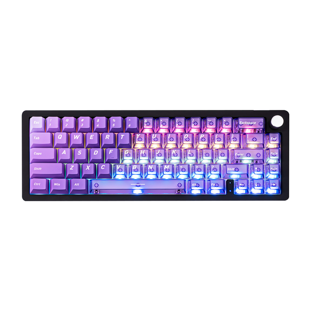 [Keyboard Factory Custom] 68Key Compact Custom Keyboard 65% Layout RGB Backlit Hot-swappable OEM/ODM Service Low MOQ