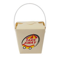 Boîtes à Sushi Shawarma en Papier Kraft Rond Vintage à Emporter Ailes de Sushi Pizza 200ml Bento Boîte à Lunch avec Couvercle