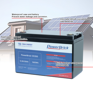 CBAK 12.8V 125Ah LiFePO4 液体電池モジュール 2000サイクル 高サイクル寿命 耐久性バッテリーパック -20～60℃ 121250 - Product Image 5