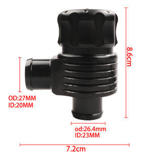Válvula de descarga B0V1001 de ajuste universal con salida única para actualización de turbocompresor - Product Image 3