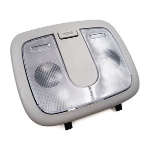 Dome <b>Light</b> Assembly 12V Silver Beige For Kia Sonet K3 With <b>Push</b> Button Switch - Product Image 1